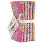 Tilda 5 FQ bundle Cerise/mustard (pink) - Pie in the sky tonne Finnanger at 2 Sew Textiles Art quilt Supplies
