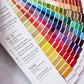 Aurifil threads collection Cotton sewing thread Swatch book - never order the wrong colour again- free Shipping