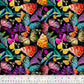 Flutter butterflies black gardenia by sally kelly for windham fabrics available at 2 sew textiles art quilt supplies