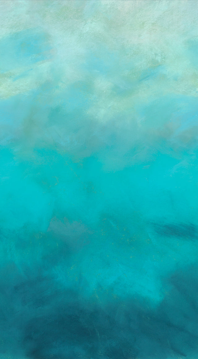 Gradient of blue and green colors