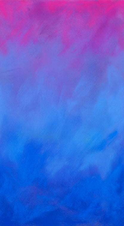 PANSY  - Nuance Sky Earth Ombré - Jennifer Sampou - per half metre