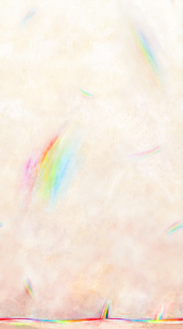Pastel rainbow pattern on a light background