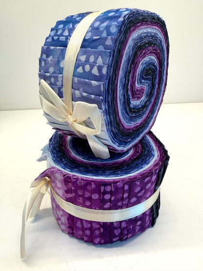 Batik Jelly Roll - Amethyst