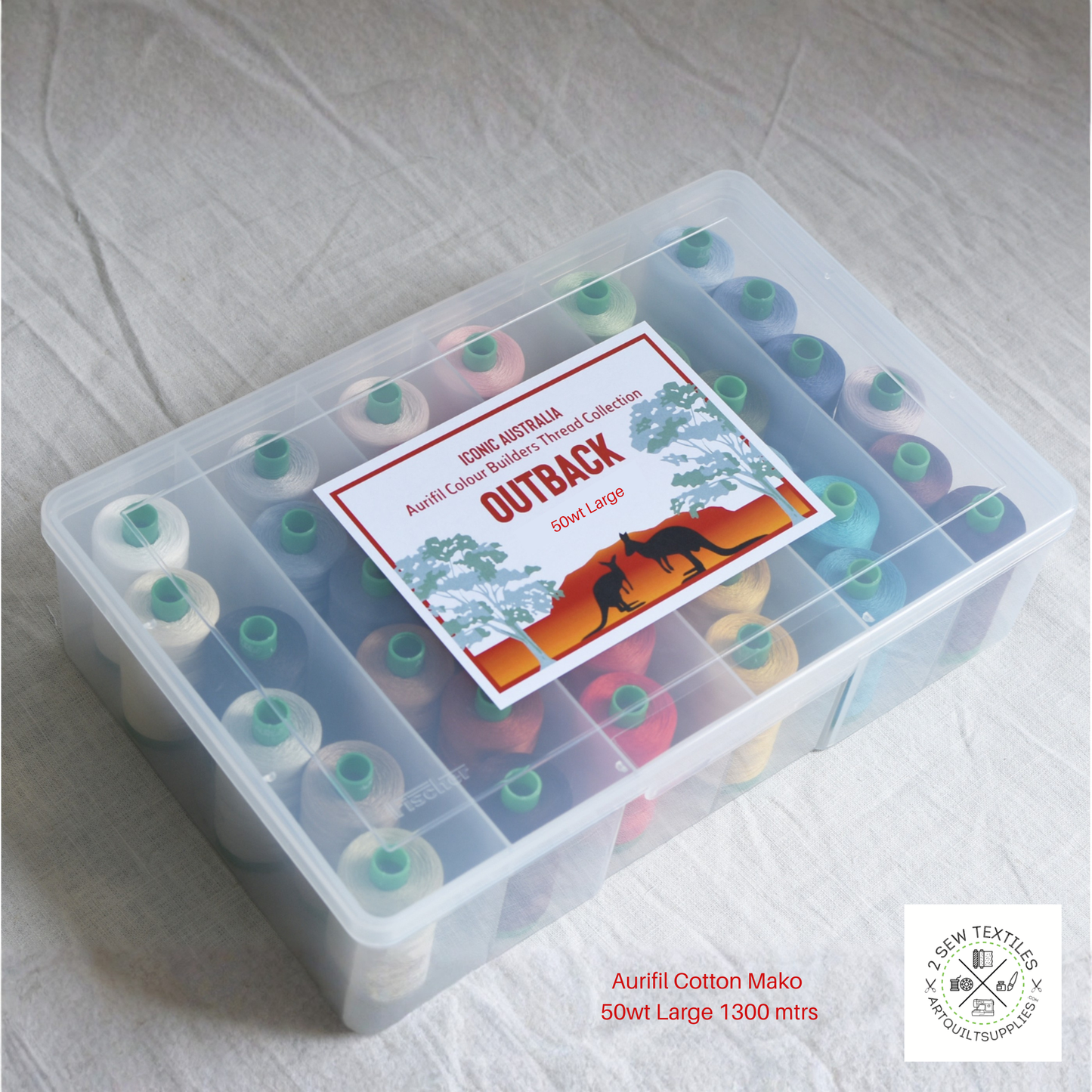 Aurifil Threads Iconic Collection - (36  50wt Large Spools)