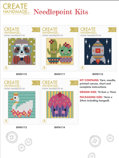 kit contents Stitchery kits great gift stocking stuffers by Create Handmade  Kits complete available at 2 sew textiles art quilt supplies