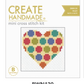 MINI HEART CROSS STITCH Stitchery kits great gift stocking stuffers by Create Handmade  Kits complete available at 2 sew textiles art quilt supplies - 