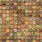 Bottle Caps - TIm Holtz Eclectic Elements range Foundation - 2 sew textiles art quilt supplies