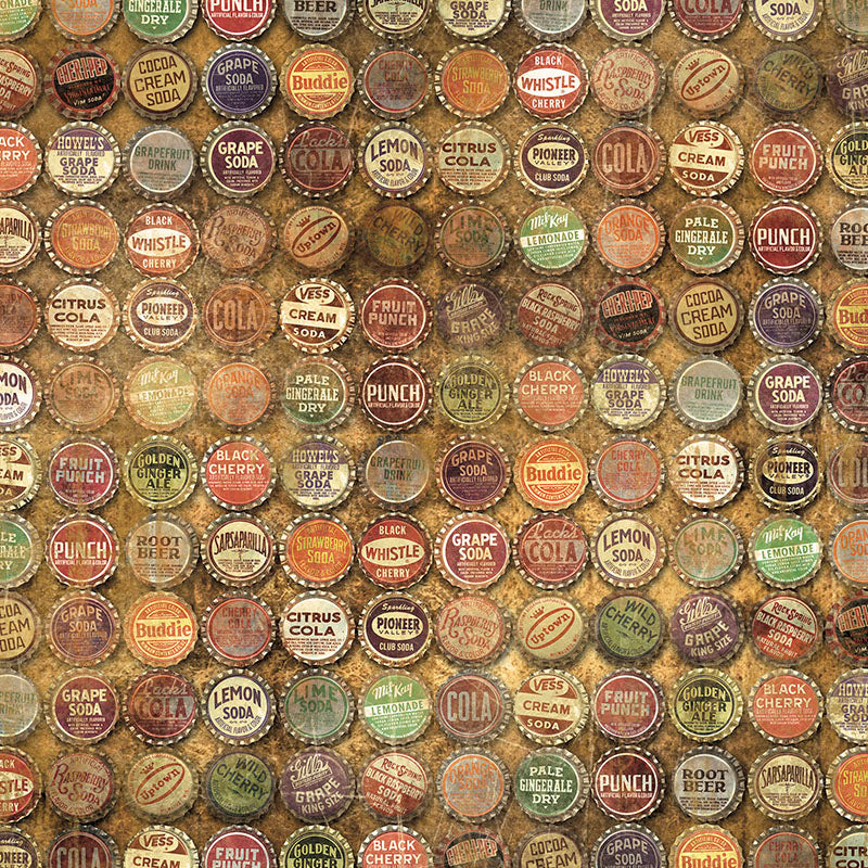 Bottle Caps - TIm Holtz Eclectic Elements range Foundation - 2 sew textiles art quilt supplies