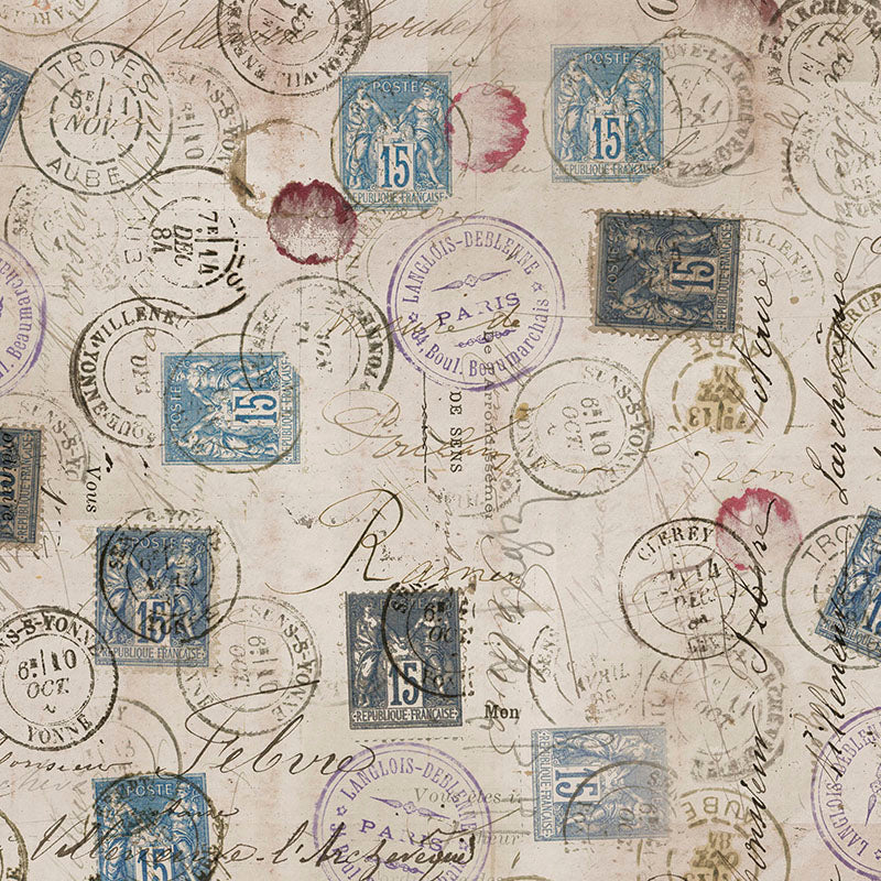 Correspondance stamps - TIm Holtz Eclectic Elements range Foundation - 2 sew textiles art quilt supplies