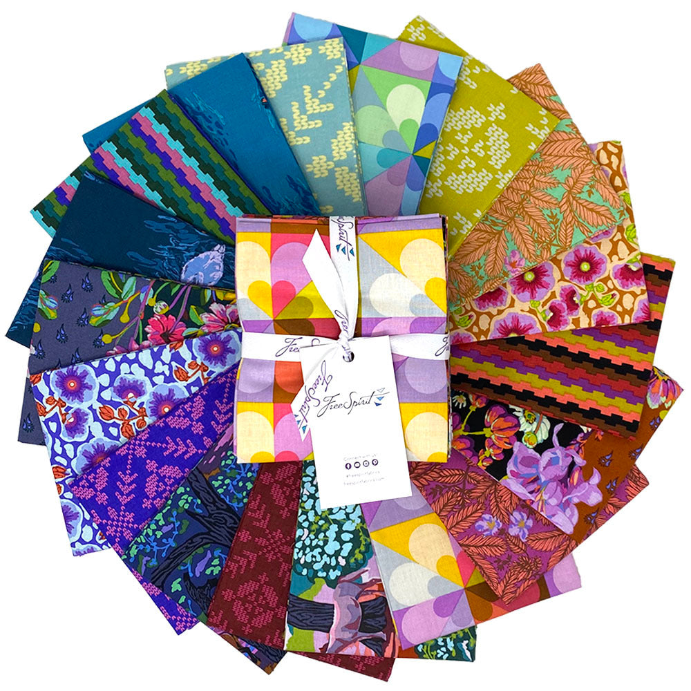 Fat quarter stack FQ Good gracious quilt fabric collection by Anna Maria for Freespirit fabrics available at 2 sew textiles art quilt supplies. 