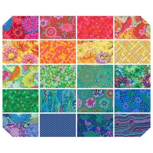Fabric selection - Kaffe Fasset collection layer cake classic 2 sew Textiles art quilt supplies