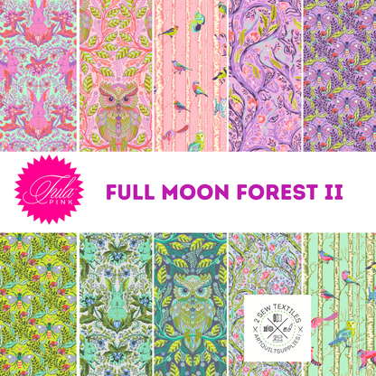 FULL MOON FOREST II - Tula Pink - 10 Designs Fabric bundle