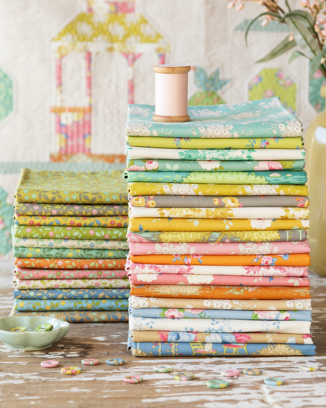 Tilda SUNDAY BRUNCH fabric Collection - Pre Cuts - Jelly Roll - FREE SHIPPING