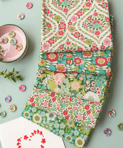 Tilda WALLFLOWER fabric Collection - Pre Cuts - 5" CHARM PACK
