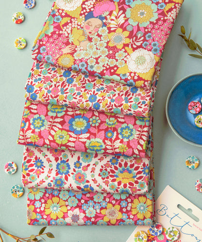 Tilda WALLFLOWER fabric Collection - Pre Cuts - 5" CHARM PACK