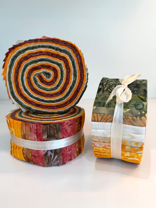 Batik Jelly Roll - Forest Floor
