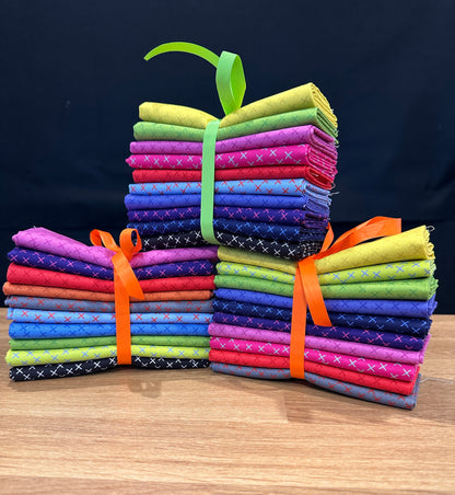 Devonstone crossroads quilting fabric bundles of ten fat quarters available at 2 sew textiles art quilt supplies brisbane online shop