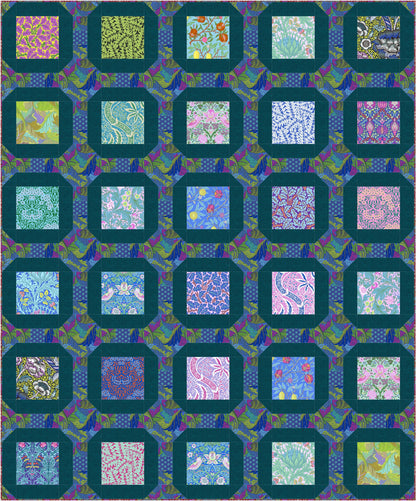 Patron gratuit - Tula Pink - Quilt haute tension 