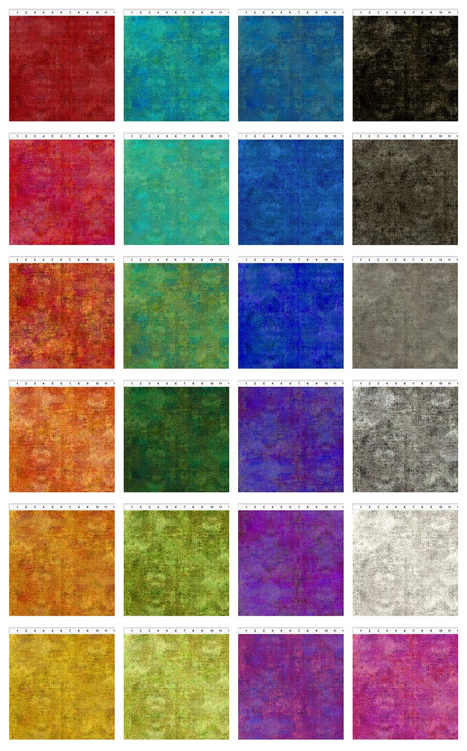 The full range of Halcyon Tonals a great range of blender fabrics by Jason Yenter of In the Beginning Fabrics at 2 Sew Textiles Art Quilt Supplies