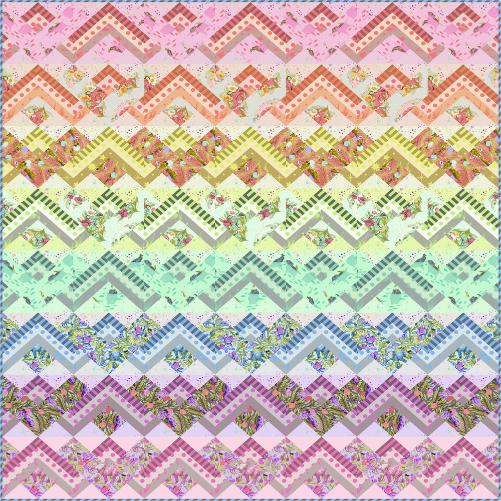 Free Pattern - Tula Pink - High Voltage Quilt