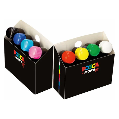 Posca MOPR acrylic paint applicators. Available at 2 sew textiles art quilt supplies