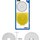 Olfa rotary cutting blade for 45mm quilting cutter available at 2 Sew Textiles art quilt supplies