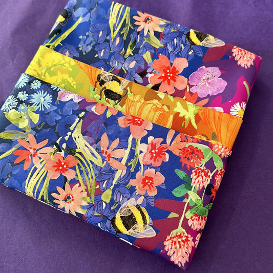 Arcoíris de flores silvestres de Robin Pickens para Moda Fabrics