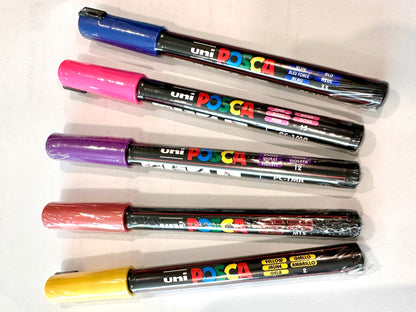 Posca Acrylic Paint Pens - PC1MR - Ultra fine