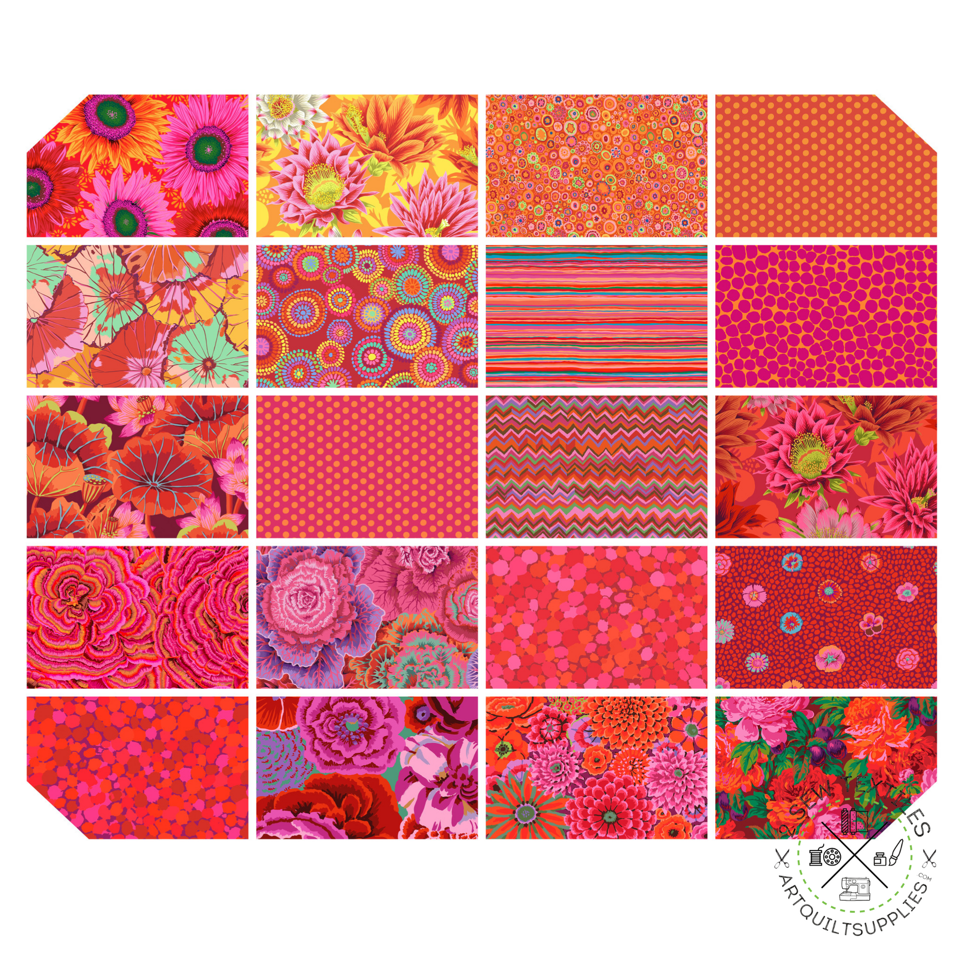 vineyard kaffe fassett collective 5" charm pack - 2 Sew textiles art quilt supplies