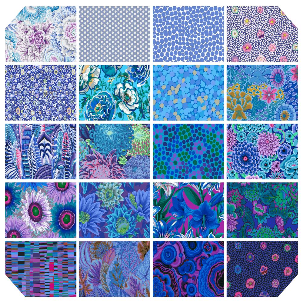 lake fabric selection kaffe fassett collective 5" charm pack - 2 Sew textiles art quilt supplies