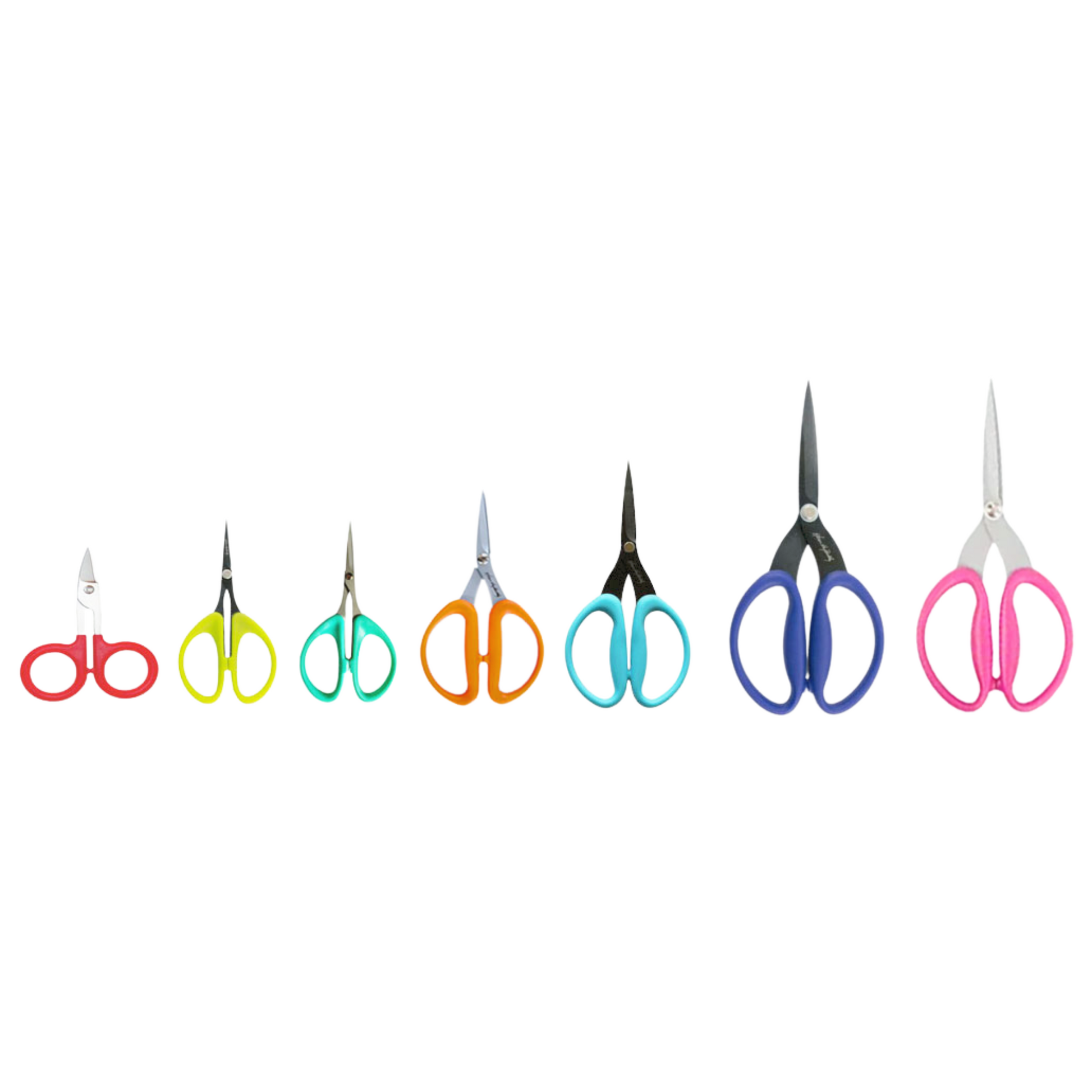 the full range of Karen Kay Buckley scissors