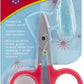 Karen Kay buckley red curved scissors with blade guard in packet