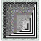 Free pattern - Tunnel Vision by Tula Pink part of the linework collection in paper ink available at at 2 Sew Textiles Art Quilt Supplies with a free pattern