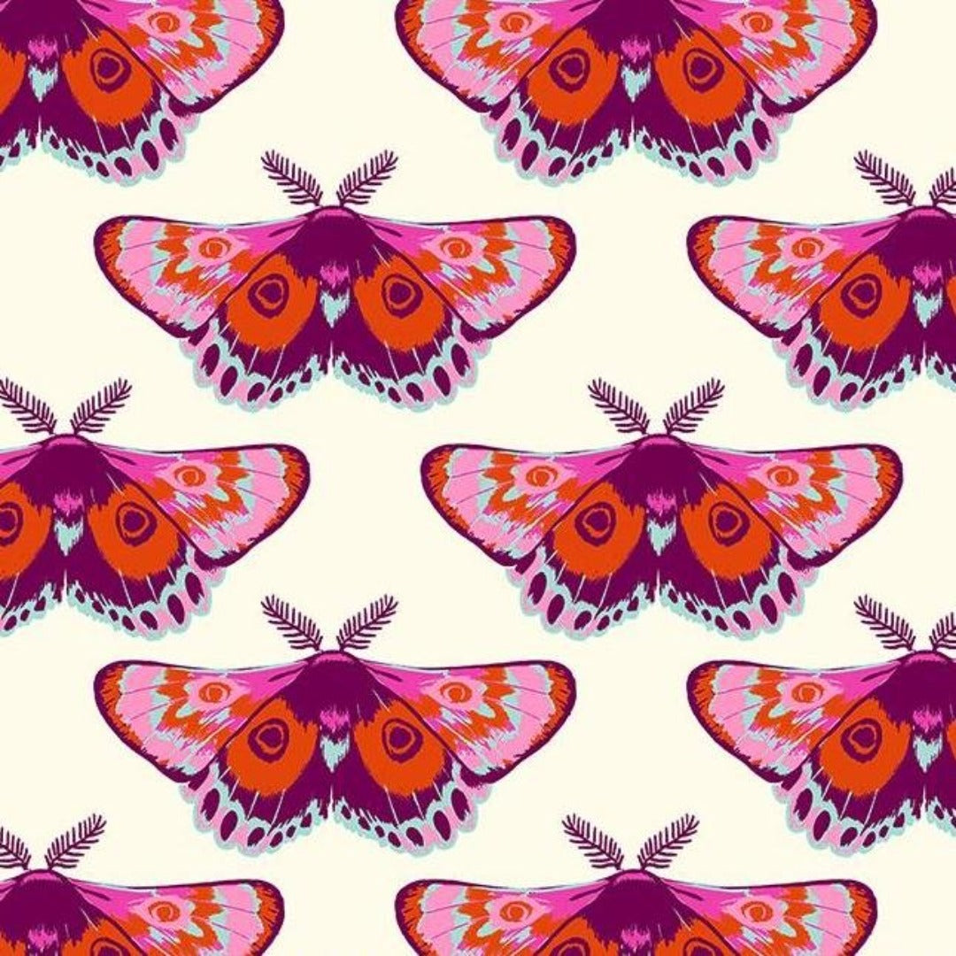fabric sample moths Fabric bundle stack 29 f8 fabrics -Firefly by Sarah Watts for Ruby Star Society available at 2 Sew Textiles art quilt supplies