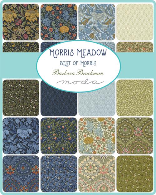 William Morris Fabric - Morris Meadow by Moda - per half metre- Plus a ...