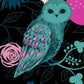 detail fabric sample owl Fabric bundle stack 29 f8 fabrics -Firefly by Sarah Watts for Ruby Star Society available at 2 Sew Textiles art quilt supplies