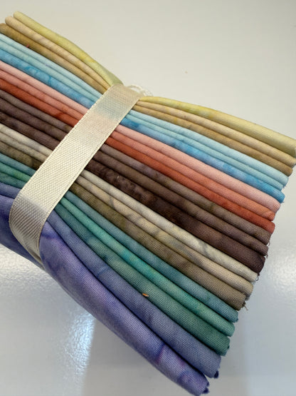 Batik Fat Quarter set - Opals