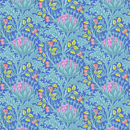 Kaffe x Morris & Co for FreeSpirit  - ARTICHOKE BLUE