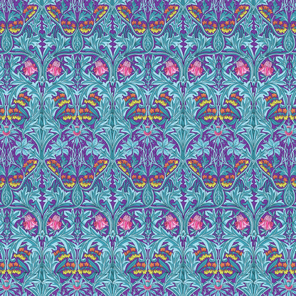 Kaffe x Morris & Co for FreeSpirit  - BLUEBELL PURPLE