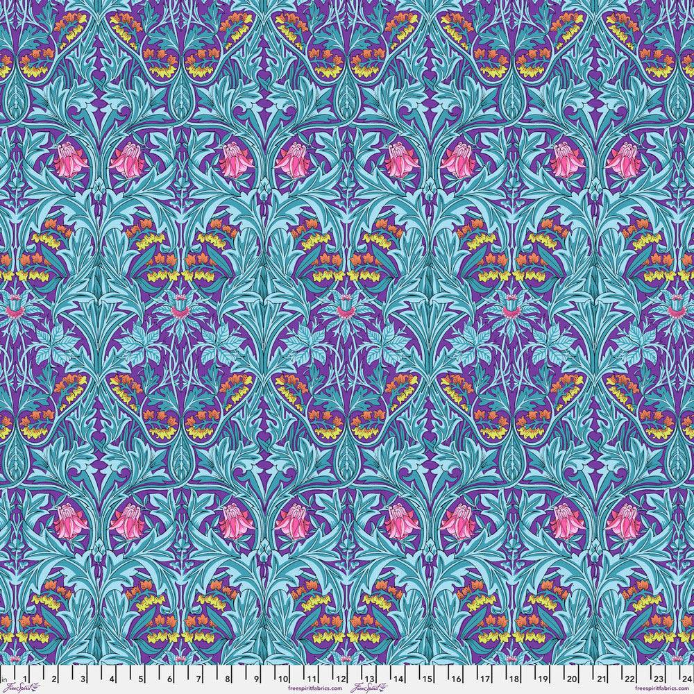 Lot de chrysanthèmes japonais Half Yard - Kaffe Fassett Collective Classics par Philip Jacobs pour FreeSpirit 