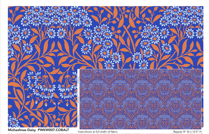 Lot de chrysanthèmes japonais Half Yard - Kaffe Fassett Collective Classics par Philip Jacobs pour FreeSpirit 