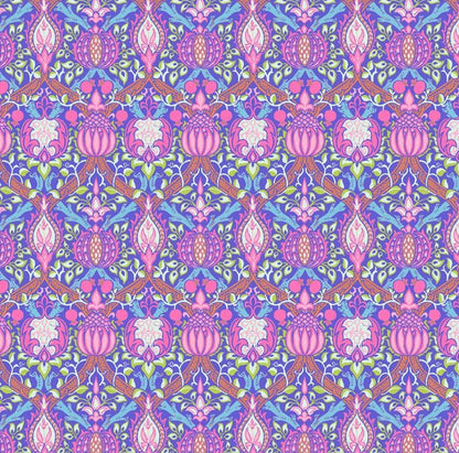 Kaffe x Morris & Co for FreeSpirit  - GRANADA PURPLE