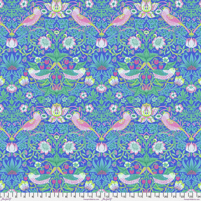 Kaffe x Morris & Co for FreeSpirit  - STRAWBERRY THIEF BLUE