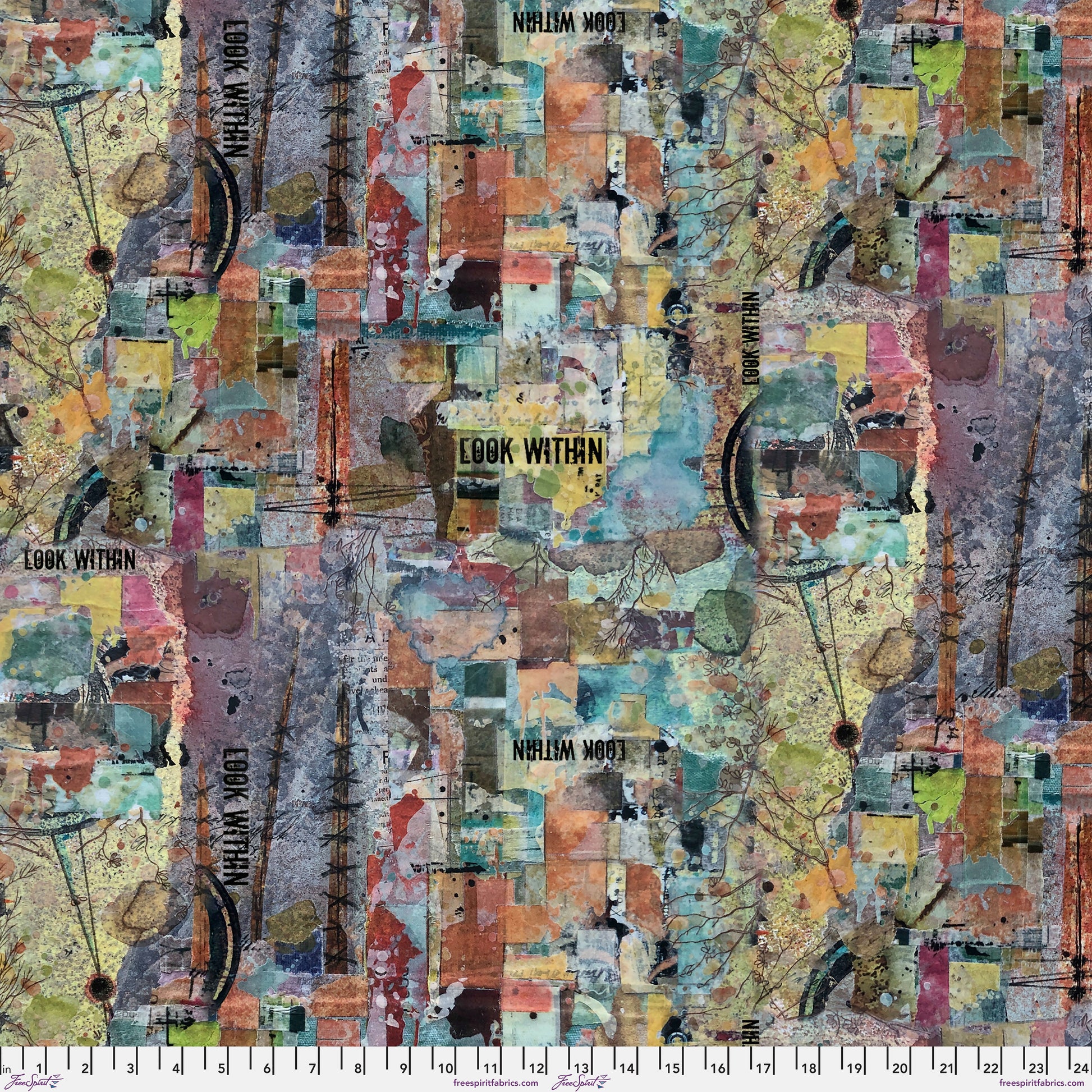 Seth Apter Live Out Loud quilt fabric collection  available at 2 sew textiles art quilt supplies Look Within - Cornucopia