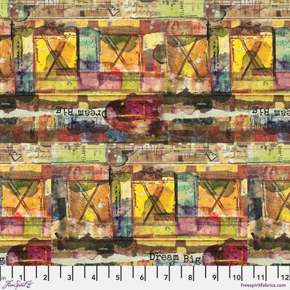 Seth Apter Live Out Loud quilt fabric collection  available t 2 sew textiles art quilt supplies Dream Big Kaleidoscope