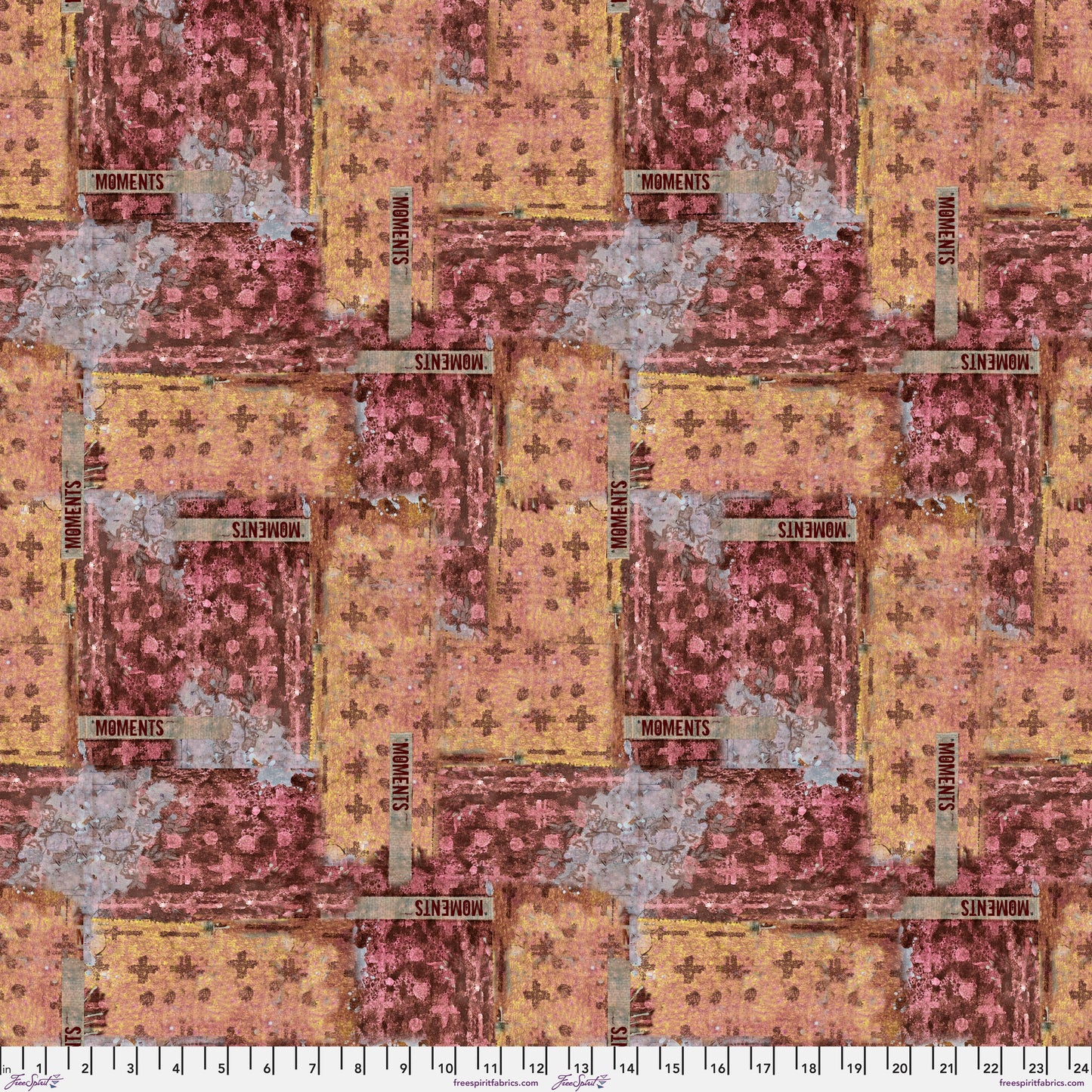 Seth Apter Live Out Loud quilt fabric collection  available at 2 sew textiles art quilt supplies Moments - Sunset