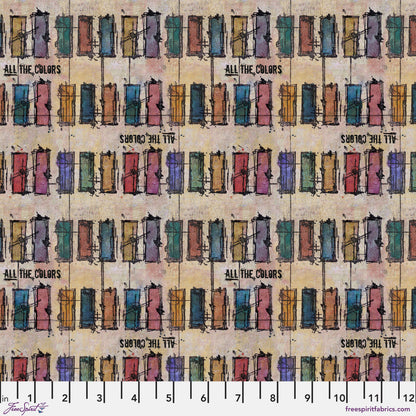 Seth Apter Live Out Loud quilt fabric collection  available at 2 sew textiles art quilt supplies ALL THE COLORS - Prism