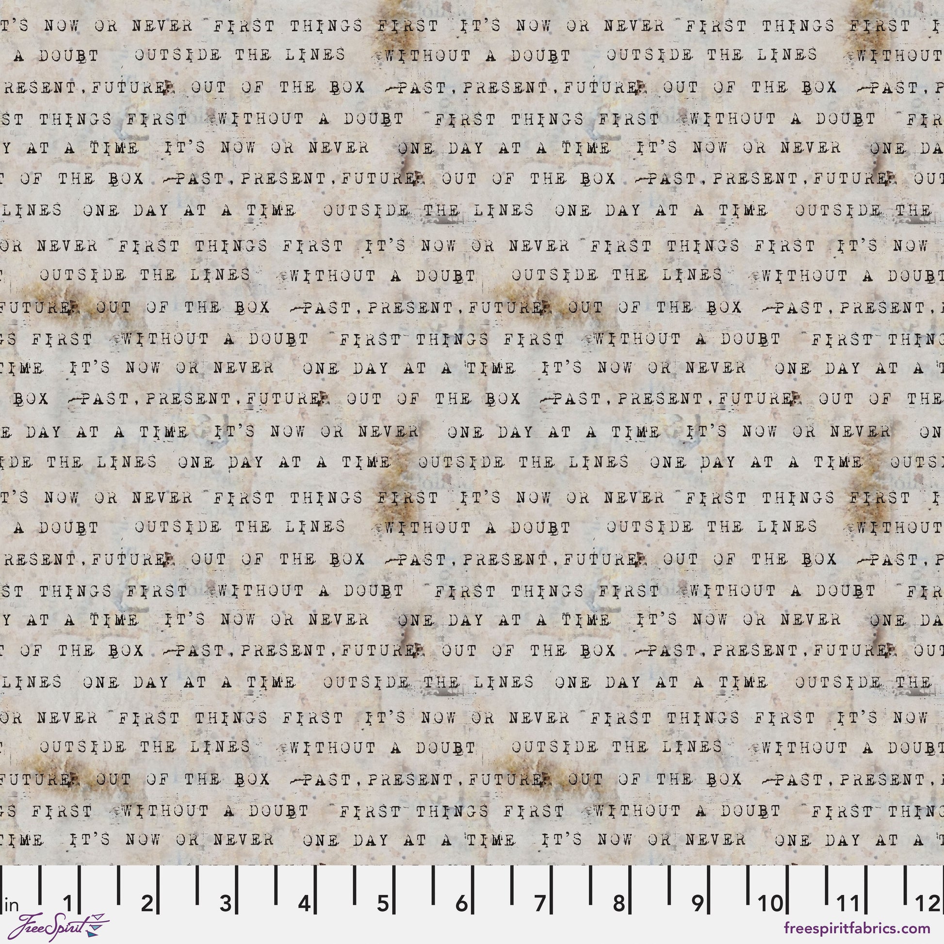 Seth Apter Live Out Loud quilt fabric collection mantra paper available at 2 sew textiles art quilt supplies