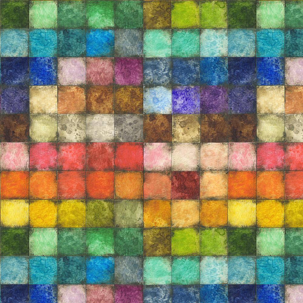 Colorblock patchwork by Tim Holtz squares of colour paint palette from Freespirit available at 2 sew textiles art quilt supplies