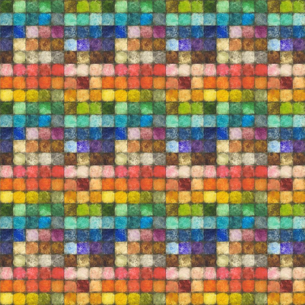 PWTH180 Tiled Colorblock colourblock by Tim Holtz squares of colour paint palette from Freespirit available at 2 sew textiles art quilt supplies